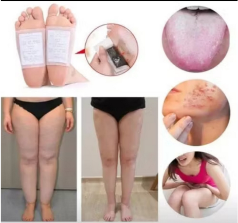 kits almofadas adesivas detox para os pes produto natural