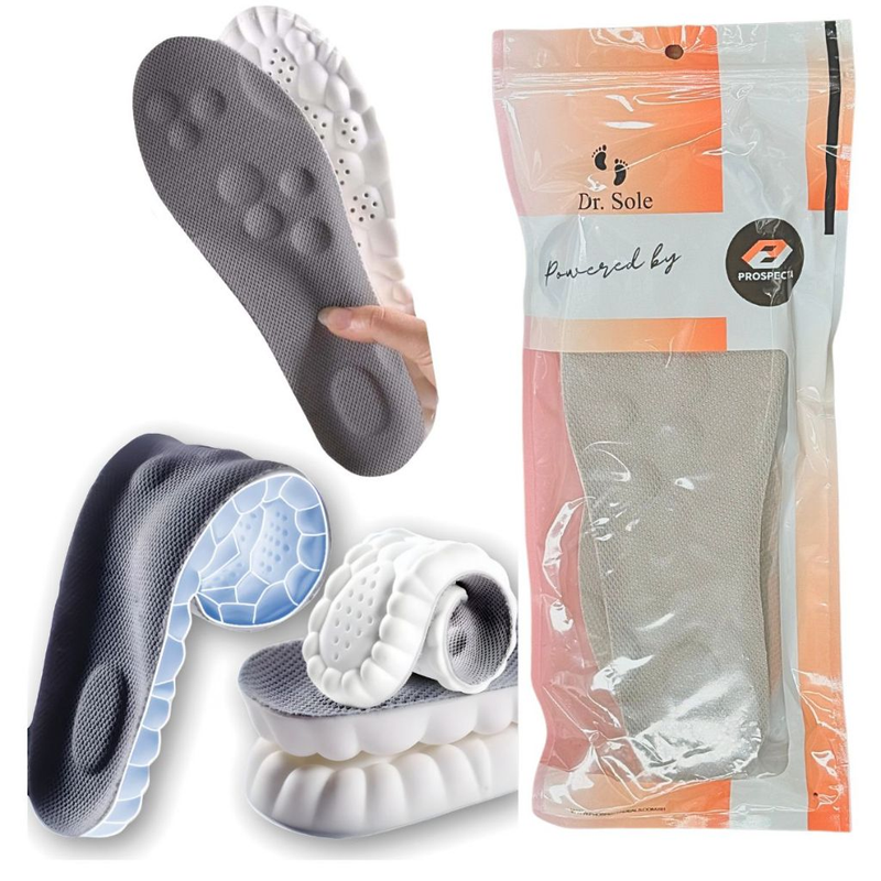 Palmilha De Altissimo Conforto 4d Tênis Sapatos Ortopédica