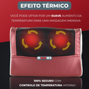 Almofada Encosto Massageadora Movimentos Shiatsu Infravermelho Linha Premium