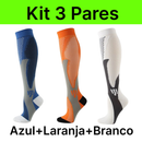 Kit 3 Pares de Meias de Compressão